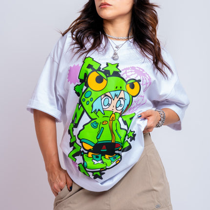 Frog Kid T-Shirt (White)