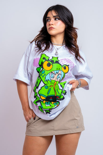 Frog Kid T-Shirt (White)